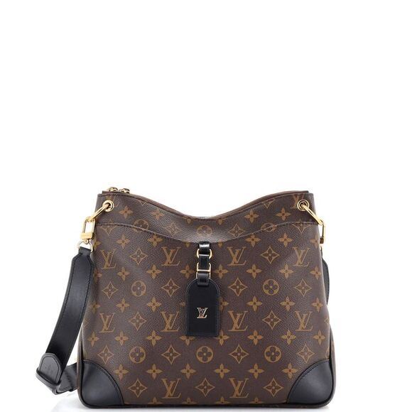 Louis Vuitton Handbags - Louis Vuitton Odeon NM Handbag Monogram Canvas MM Black, Brown